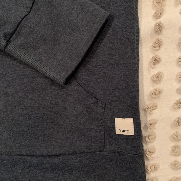 Vuori Halo Performance Zip-up Hoodie Green/Blue XS - Picture 6 of 7